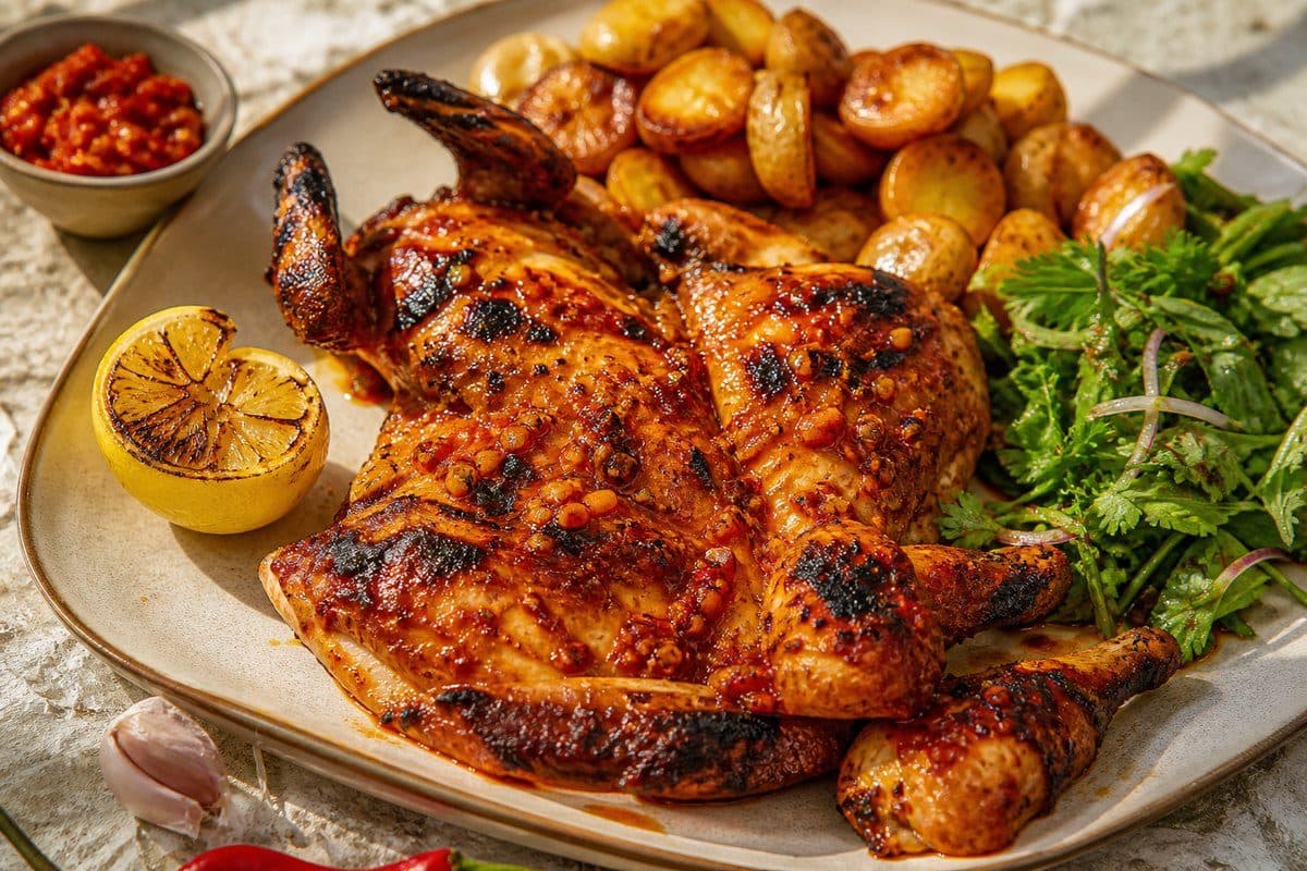 Chicken Piri-Piri Tray Bake